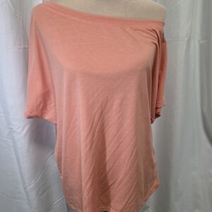 SHEIN Off-Shoulder Coral Tee
